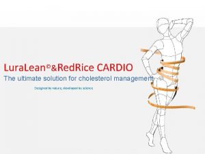 Lura LeanRed Rice CARDIO The ultimate solution for