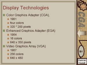 Display Technologies Color Graphics Adapter CGA 1981 four