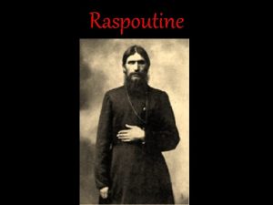 Raspoutine La Religion Russe n Orthodoxe Russe Remplis