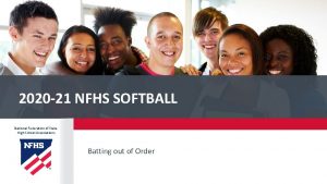 2020 21 NFHS SOFTBALL National Federation of State