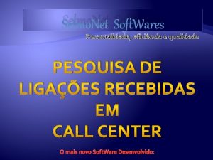 Selmo Net Soft Wares Personalidade eficincia e qualidade