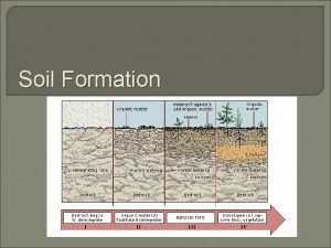 Soil Formation What is soil Soil is the