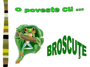 A fost odat un grup de broscue care