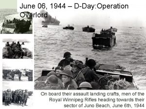 June 06 1944 DDay Operation Overlord On board
