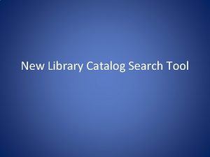 New Library Catalog Search Tool CSU Libraries Discovery