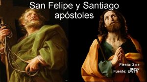San Felipe y Santiago apstoles Fiesta 3 de