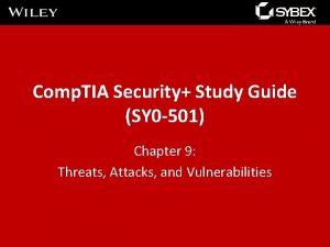 Comp TIA Security Study Guide SY 0 501