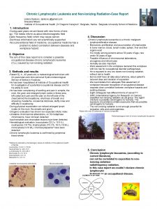 Chronic Lymphocytic Leukemia and NonIonizing RadiationCase Report I