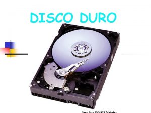 DISCO DURO Qu son los dispositivos de almacenamiento