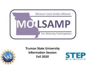 Missouri Louis Stokes Alliance MO LSAMP For Minority