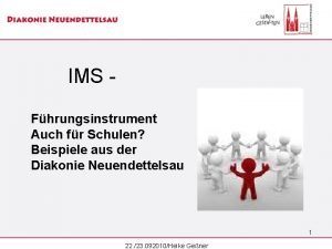 IMS Fhrungsinstrument Auch fr Schulen Beispiele aus der