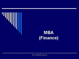 MBA Finance www vustudents ning com Internship Report