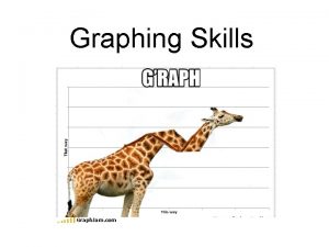 Graphing Skills Scatterplot vs Line Graph Data points