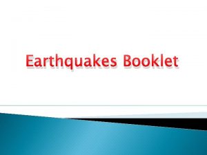 Earthquakes Booklet Forces in Earths Crust stress a