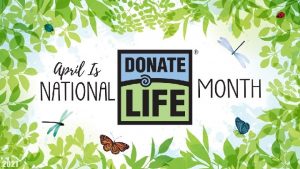 What is National Donate Life Month Observed in