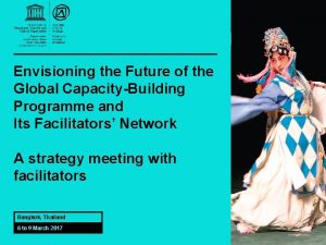 Envisioning the Future of the Global CapacityBuilding Programme