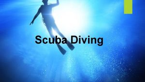 Scuba Diving How Did I feel I felt