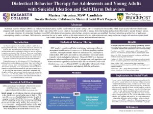 Dialectical Behavior Therapy for Adolescents and Young Adults