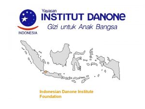 Indonesian Danone Institute Foundation What is Danone Institute