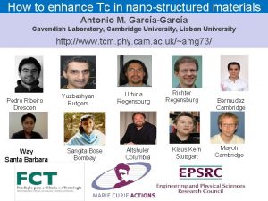 How to enhance Tc in nanostructured materials Antonio