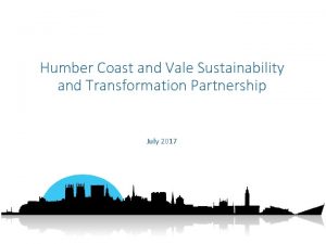 Humber Coast and Vale Sustainability and Transformation Partnership