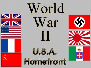 World War II U S A Homefront Wannsee