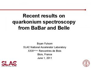 Recent results on quarkonium spectroscopy from Ba Bar