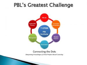 PBLs Greatest Challenge Getting to Know You Walk