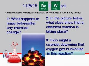 7 1 Describing Reactions 11515 ll ork Complete