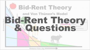 BidRent Theory Questions Review Von Thnens Model What