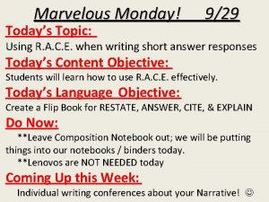 Marvelous Monday Todays Topic 929 Using R A