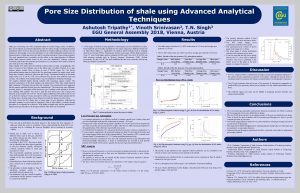 Pore Size Distribution of shale using Advanced Analytical