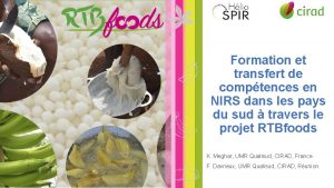 Formation et transfert de comptences en NIRS dans