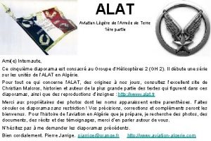 ALAT Aviation Lgre de lArme de Terre 1re