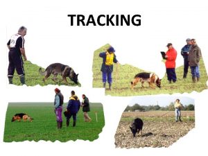 TRACKING General Provisions The tracking terrain must meet