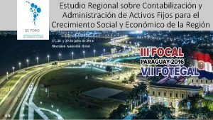 Estudio Regional sobre Contabilizacin y Administracin de Activos