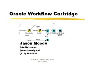 Oracle Workflow Cartridge Jason Moody Into Networks jasonmoody