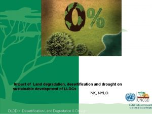 Impact of Land degradation desertification and drought on