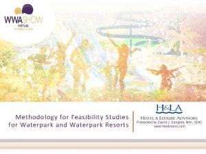 Methodology for Feasibility Studies for Waterpark and Waterpark