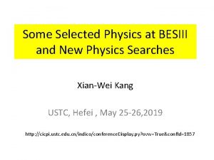 Some Selected Physics at BESIII and New Physics