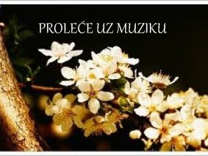 PROLEE UZ MUZIKU Antonio Vivaldi Rodio se u