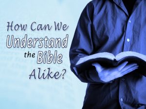 A Review The Bible Can Be Understood Alike