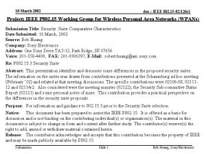 10 March 2002 doc IEEE 802 15 02126