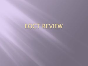 EOCT REVIEW EOCT 1 Jeffs Wholesale Auto Dealership