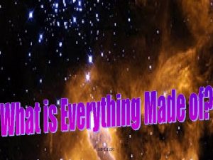 Everything MPL 1203 Early Postulates What is everything