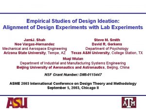 Empirical Studies of Design Ideation Alignment of Design
