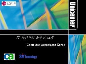IT Computer Associates Korea 1 2003 Computer Associates