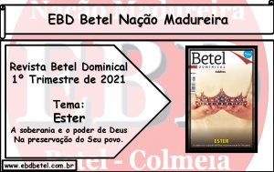 EBD Betel Nao Madureira Revista Betel Dominical 1