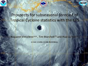 Prospects for subseasonal forecast of Tropical Cyclone statistics