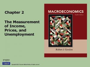 Chapter 2 The Measurement of Income Prices and